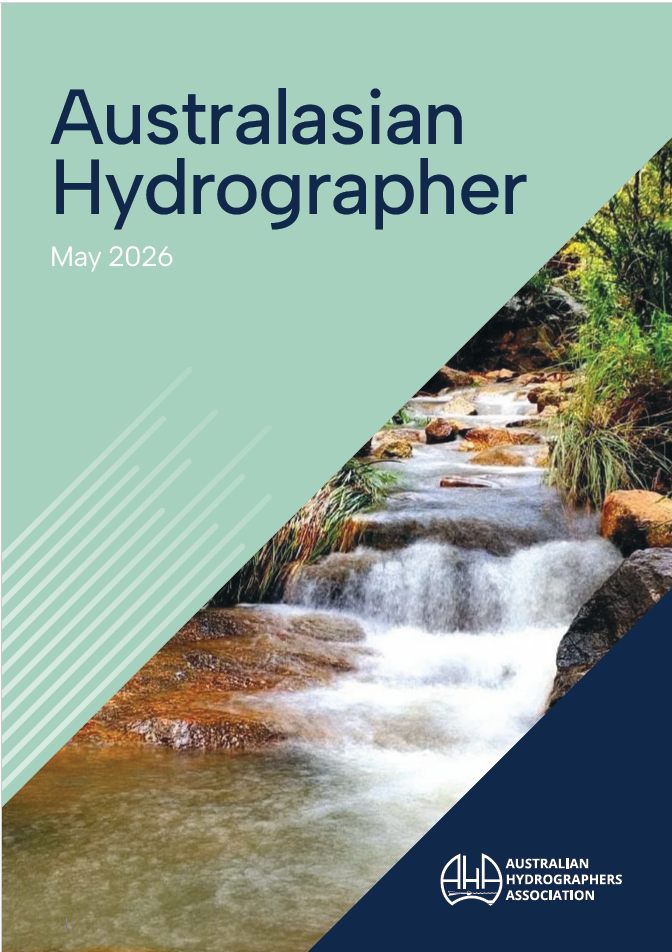 Australasian Hydrographer - AHA_Journal_2026_May_Cover